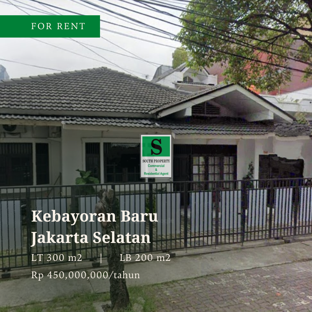 Di Sewakan Rumah di Senopati Area Jakarta Selatan